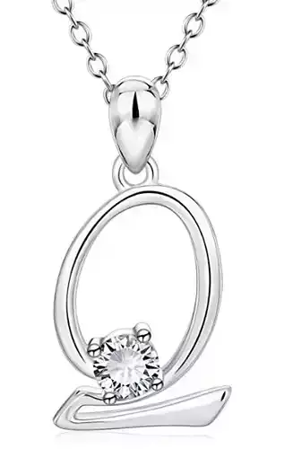 Alphabet Q Necklace 3D print model