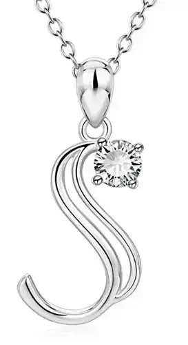 Alphabet S Necklace
