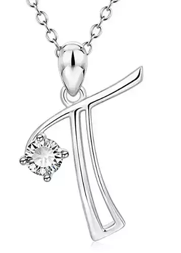 Alphabet T Necklace 3D print model