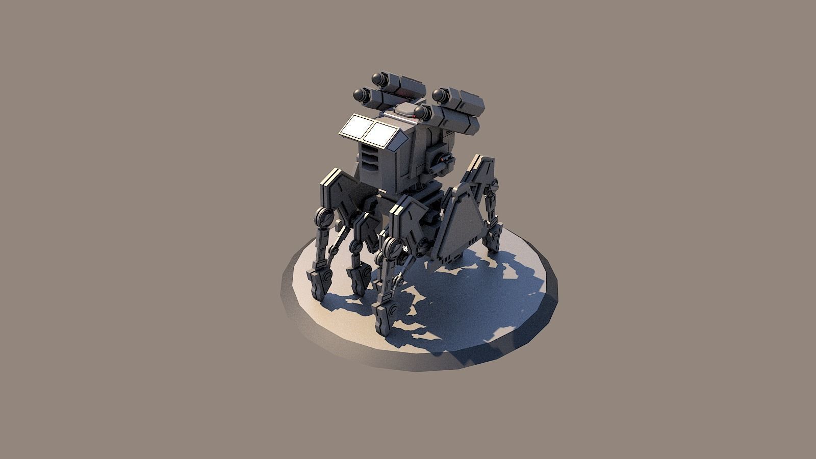 First Order Heavy Scout 3D model_4
