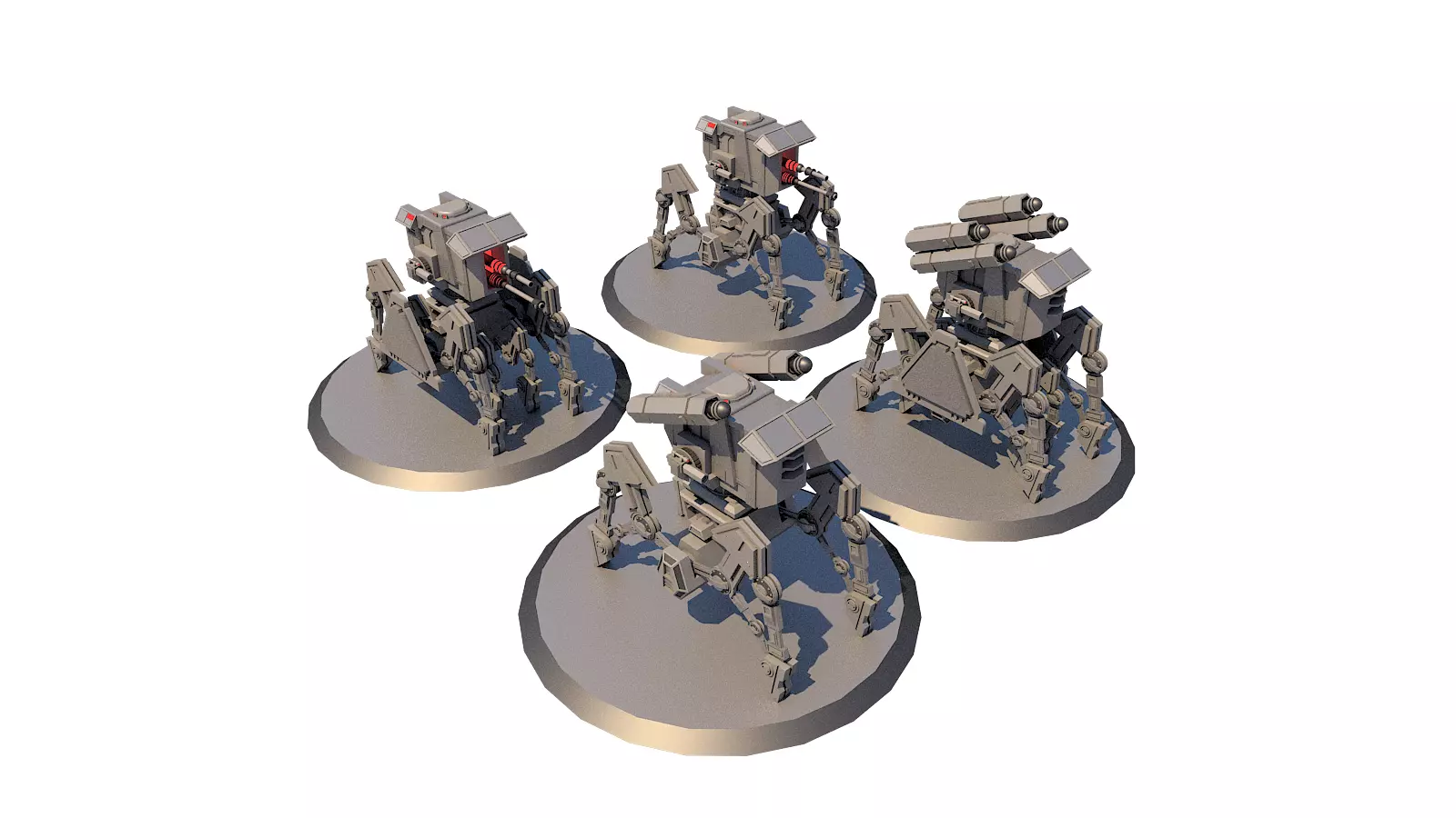 First Order Heavy Scout 3D model_0