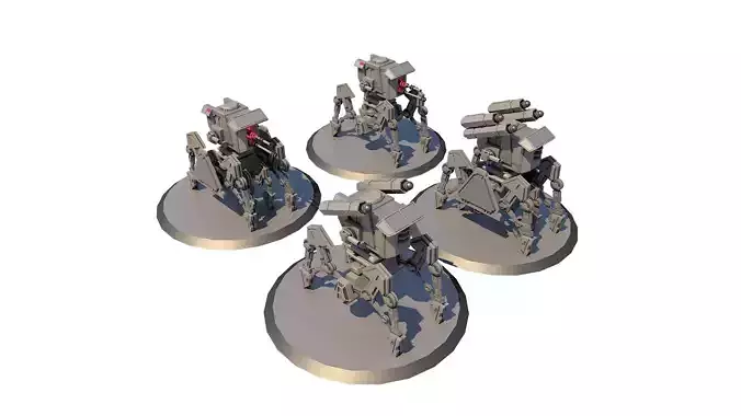 First Order Heavy Scout 3D model