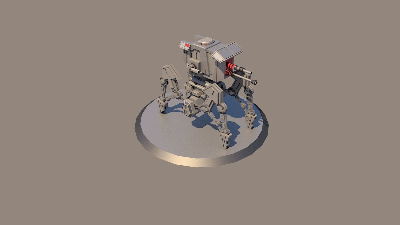 First Order Heavy Scout 3D model_1