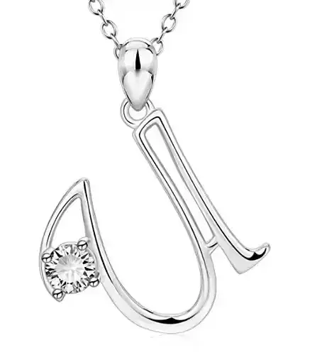 Alphabet U Necklace