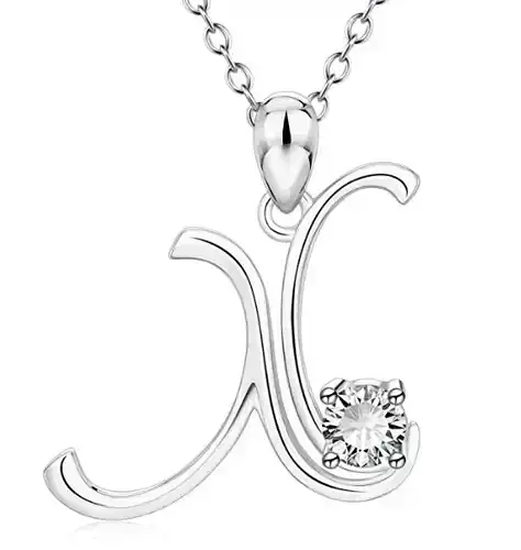 Alphabet X Necklace