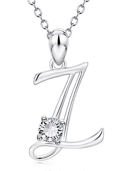 Alphabet Z Necklace 3D print model_0