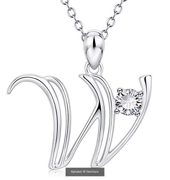 Initial Alphabet A-Z Necklace Collection _25