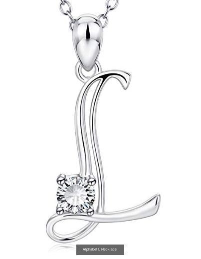 Initial Alphabet A-Z Necklace Collection _14