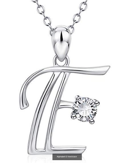 Initial Alphabet A-Z Necklace Collection _7