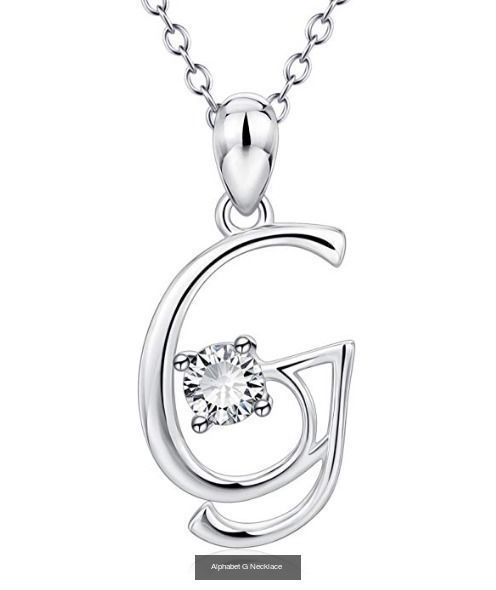 Initial Alphabet A-Z Necklace Collection _9