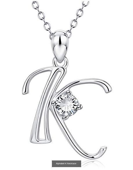 Initial Alphabet A-Z Necklace Collection _13