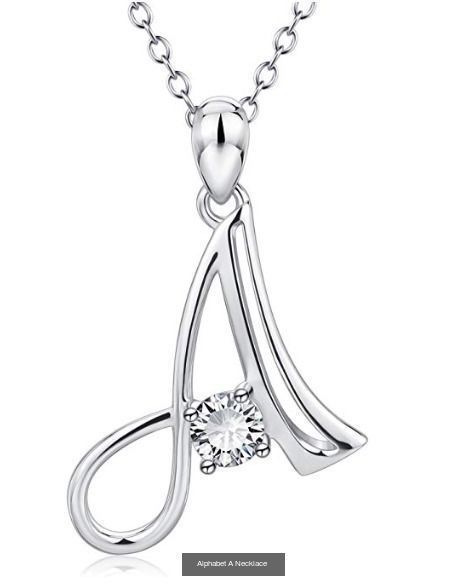 Initial Alphabet A-Z Necklace Collection _3