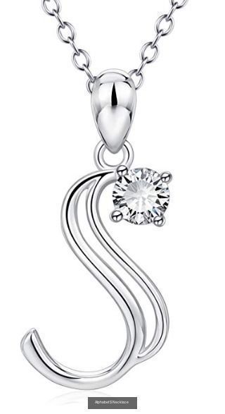 Initial Alphabet A-Z Necklace Collection _21