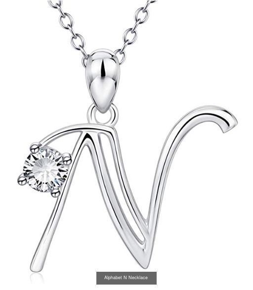 Initial Alphabet A-Z Necklace Collection _16