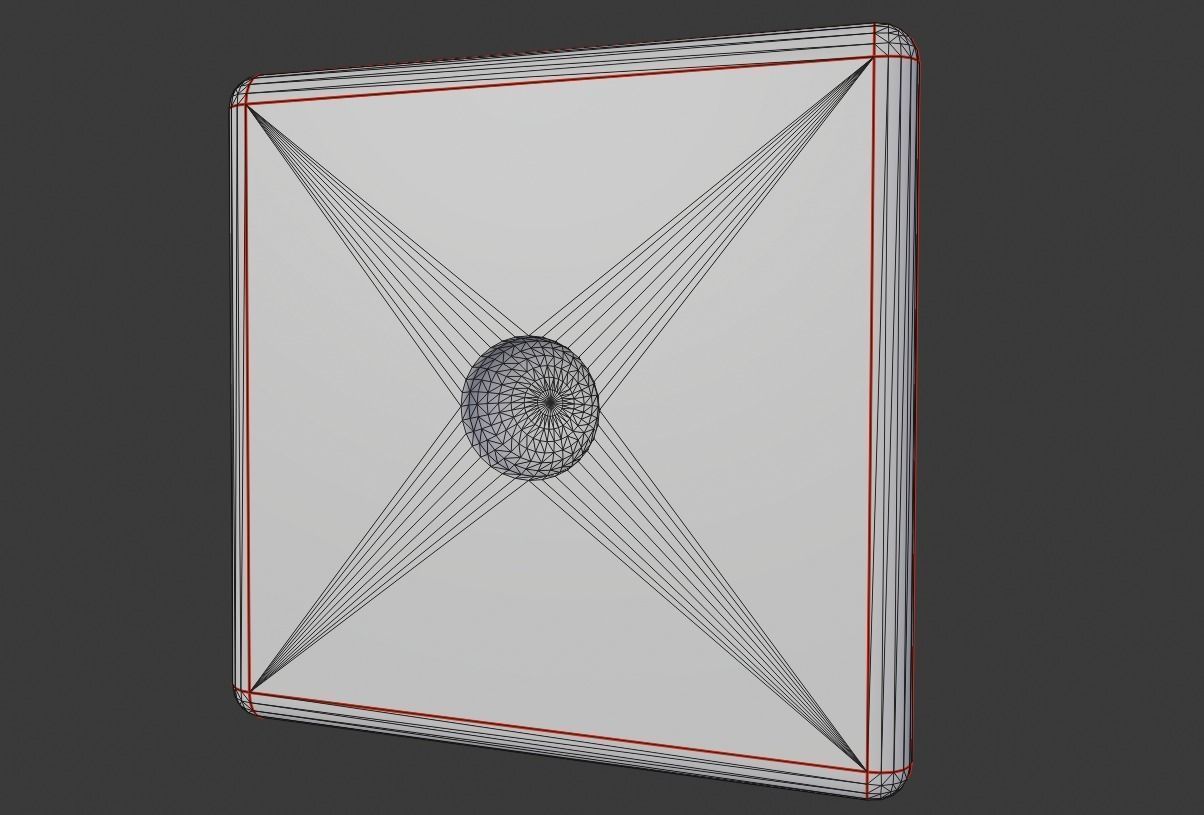 Dice Six Sides High Poly - Dado Seis Lados 3D model_6