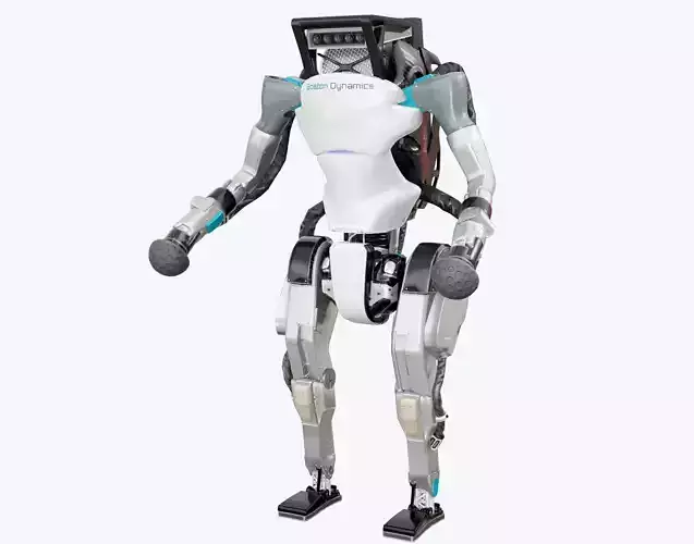 Atlas Robot Boston Dynamics Low-poly 3D model