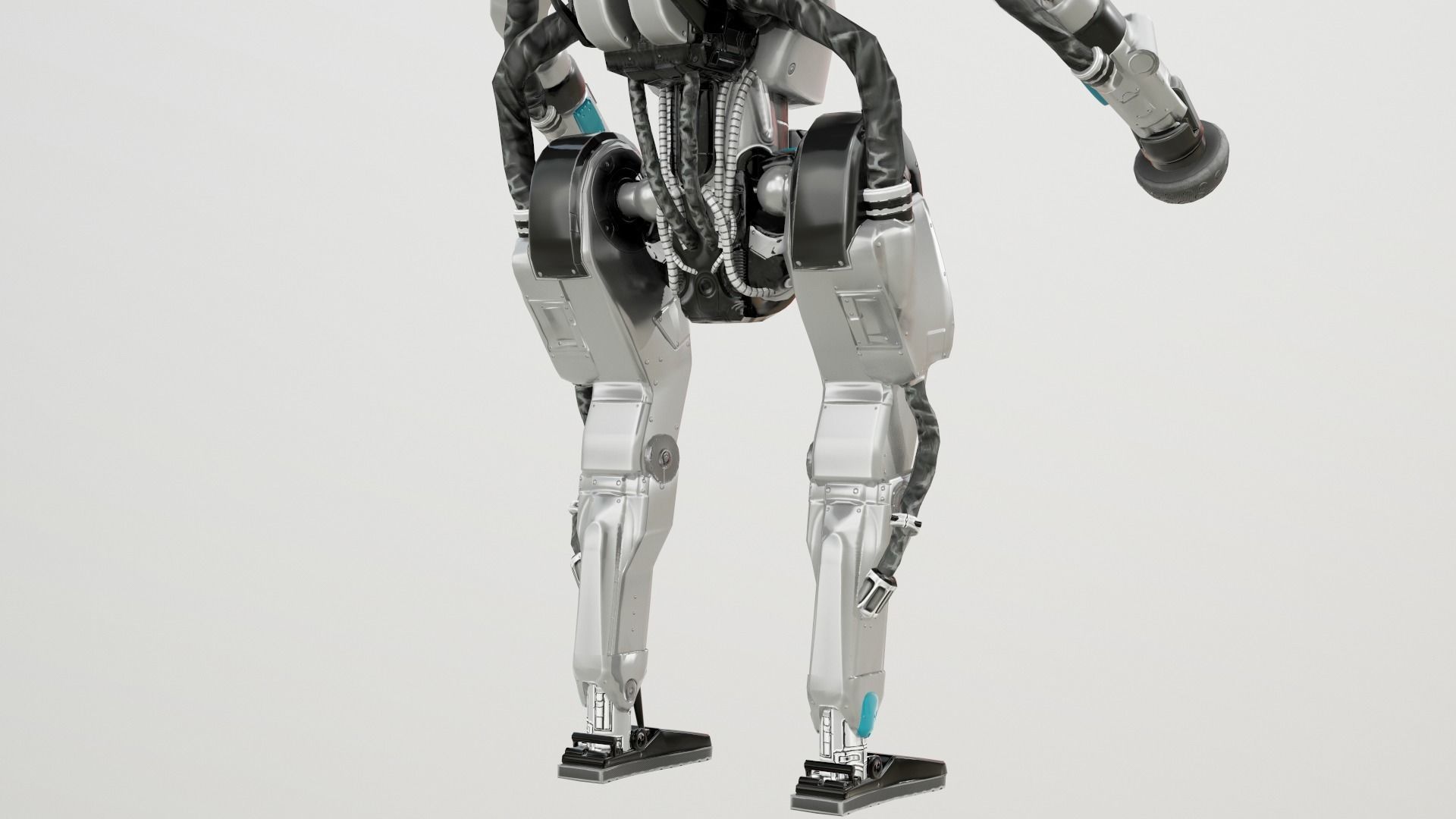Atlas Robot Boston Dynamics Low-poly 3D model_12