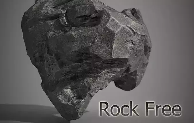 Rock Free PBR Game Ready