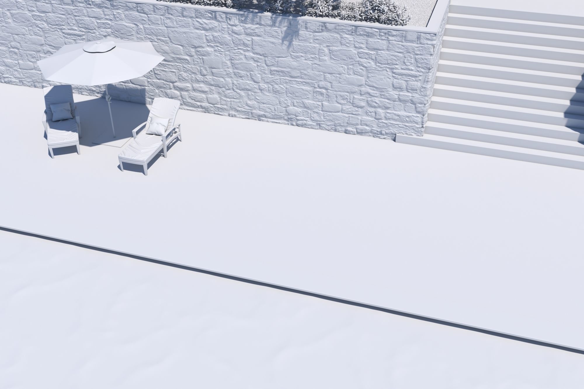 Exterior House Scene 3D model_8