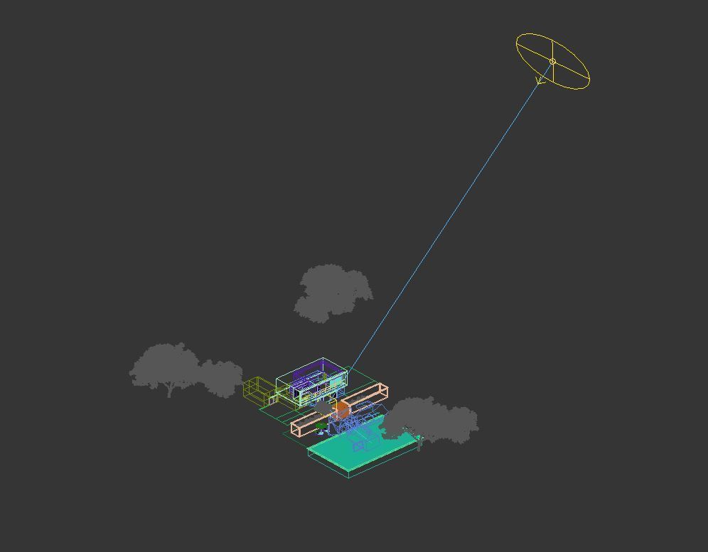 Exterior House Scene 3D model_6