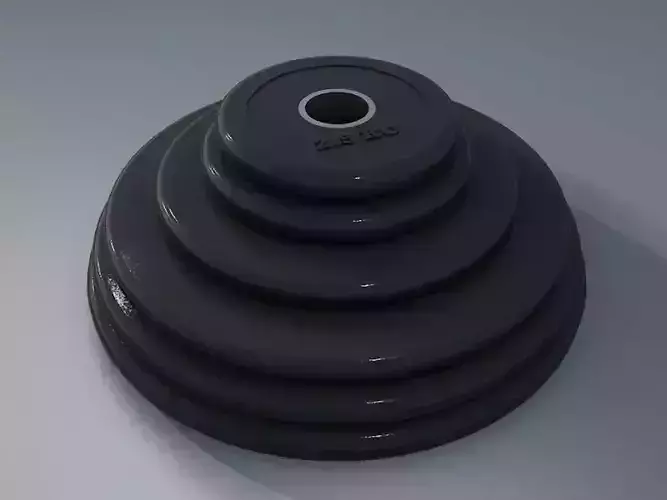 The weight plates for barbell