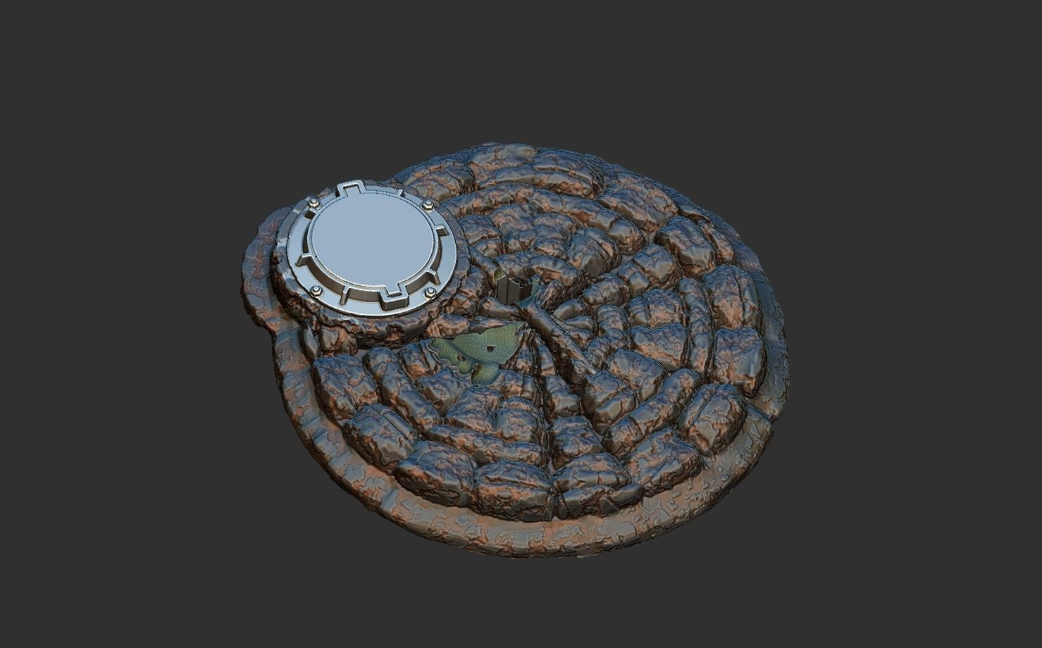 hulk Gray 3D print model_5