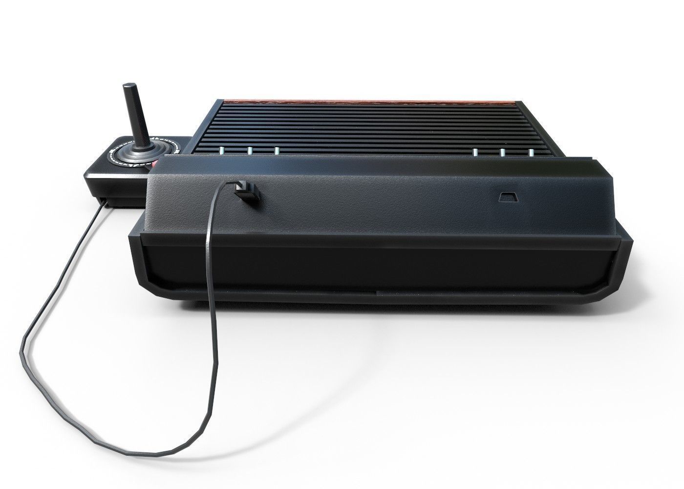 Atari 2600  Low-poly 3D model_4