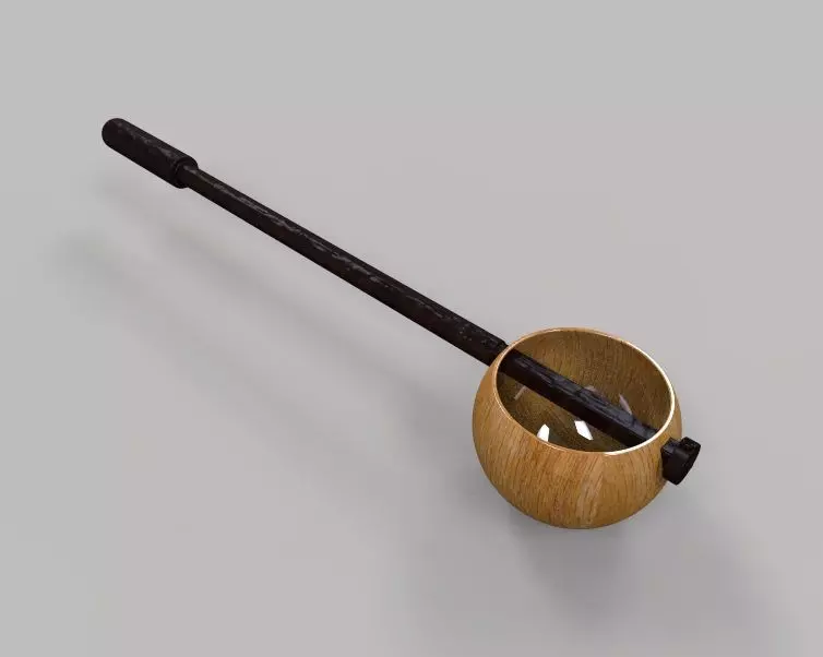 Wooden Spoon 3D print model_0