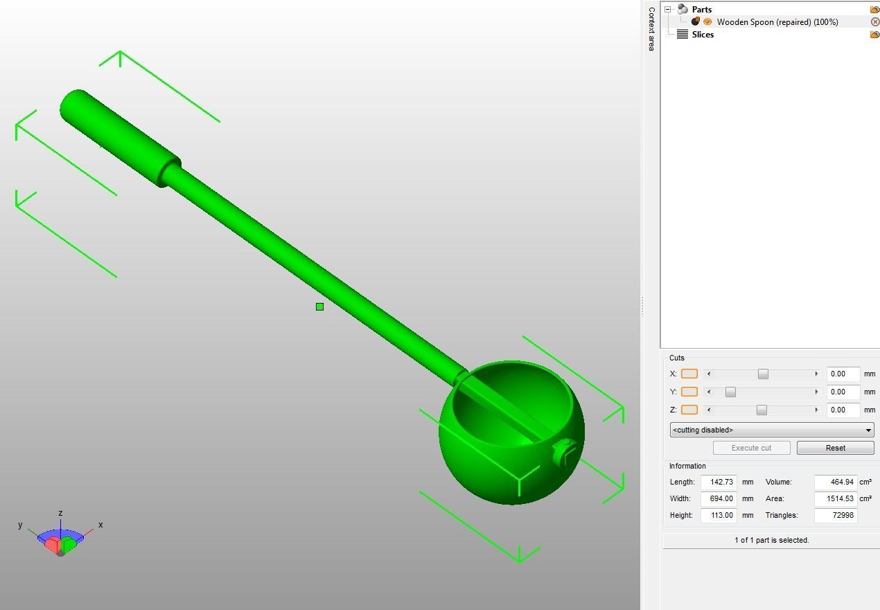 Wooden Spoon 3D print model_22