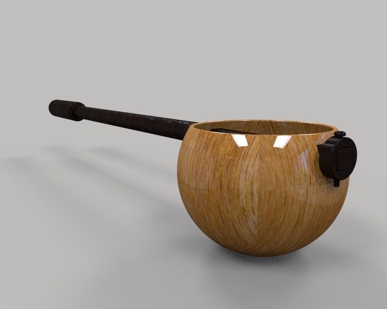 Wooden Spoon 3D print model_10