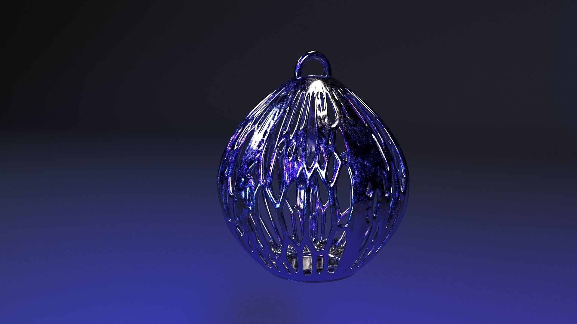 christmas ball 3D print model_1