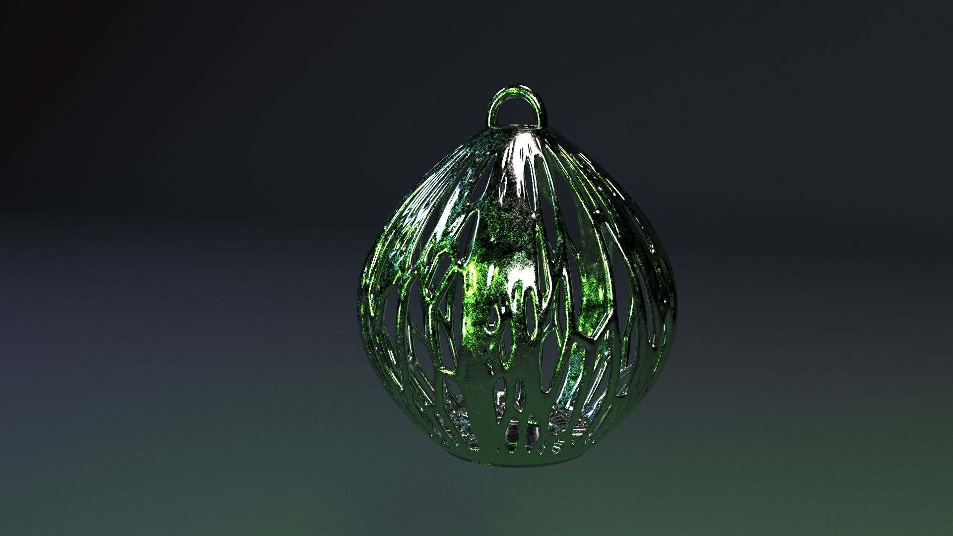 christmas ball 3D print model_4