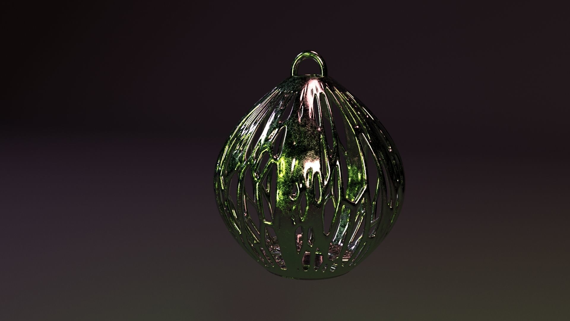 christmas ball 3D print model_3