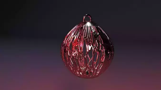 christmas ball 3D print model