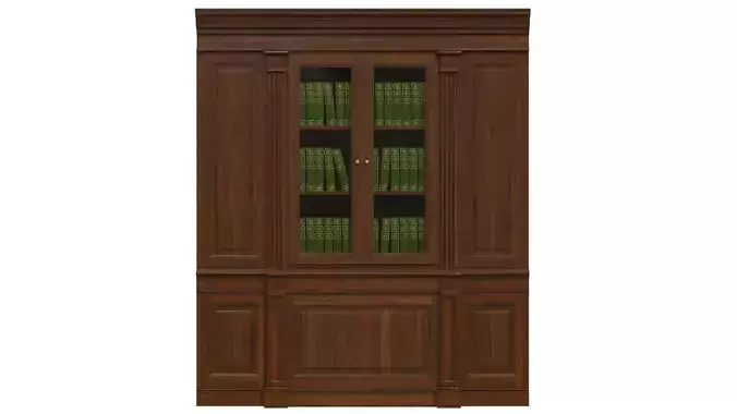 Built-in bookcase 1100 3D model
