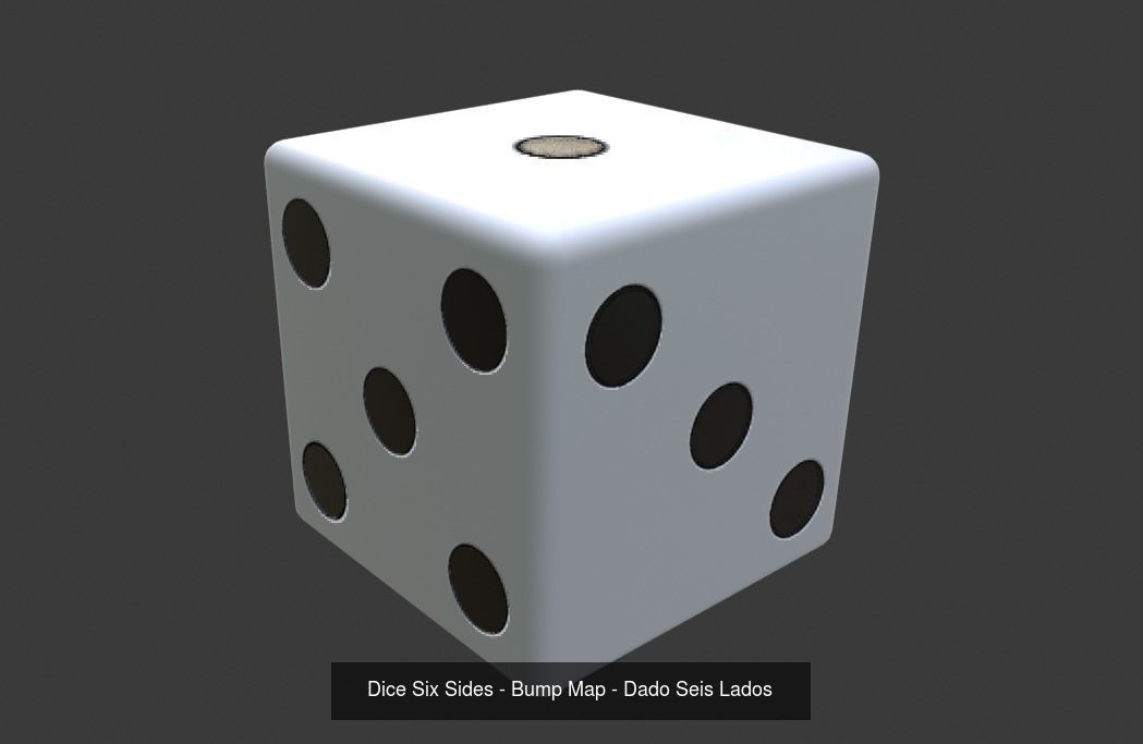 Dice Six Sides Full Pack - Dados Seis Lados 3D Model Collection_8