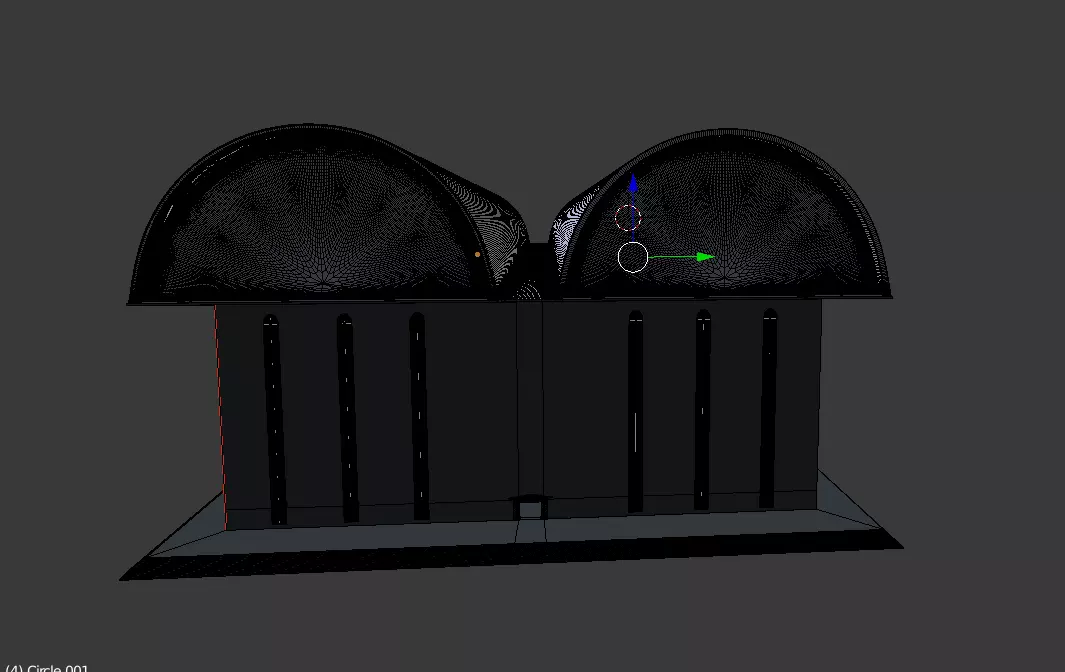 library computer tower Free 3D model_0