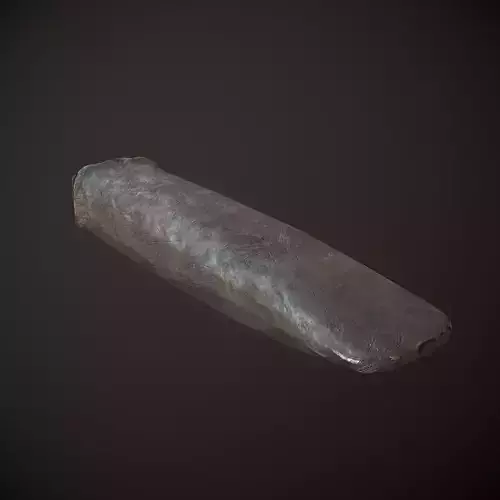 Metal Wedge  Free low-poly 3D model