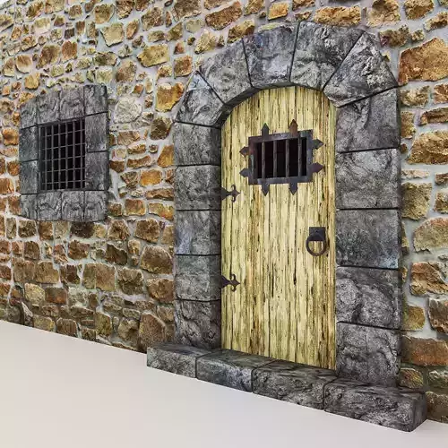 Medieval Castle Door