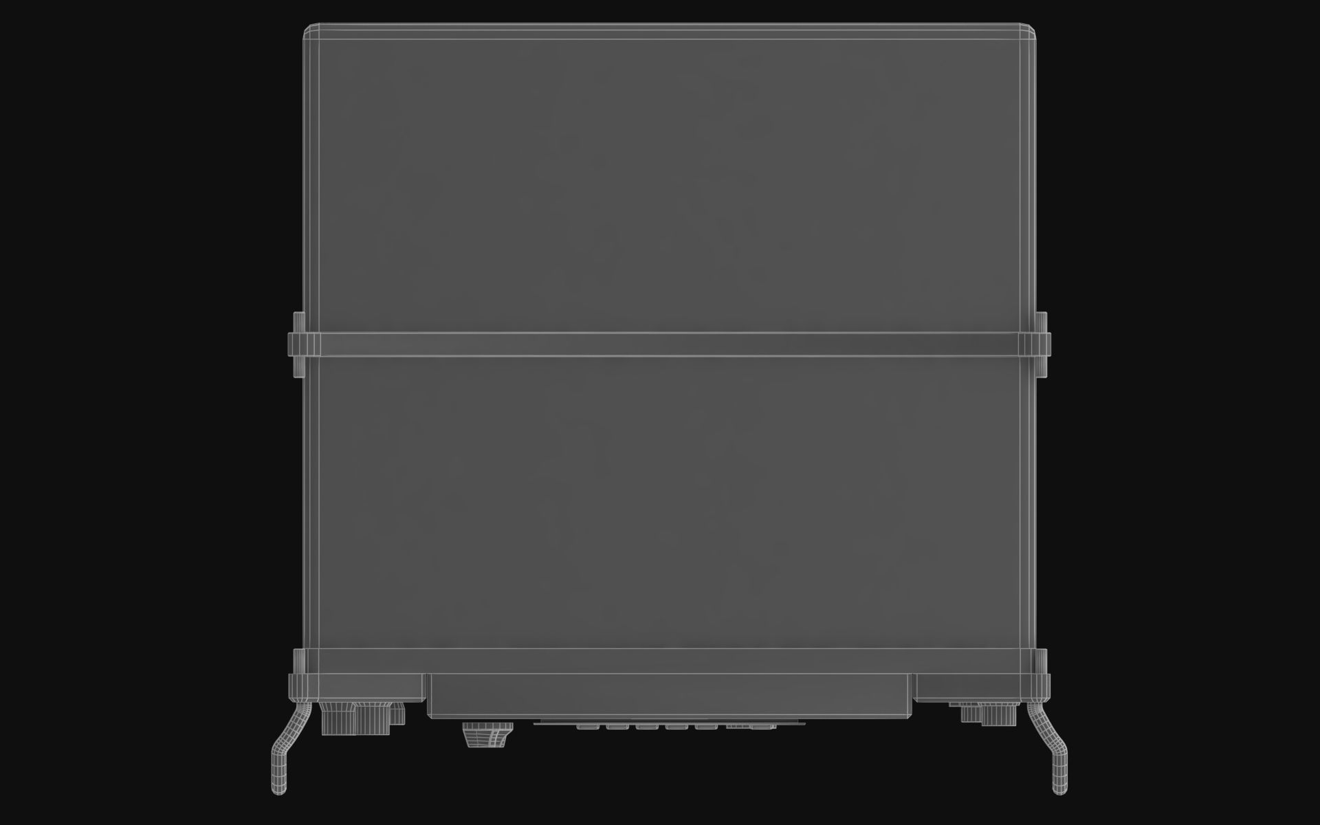 Military Radio Low-poly 3D model_7