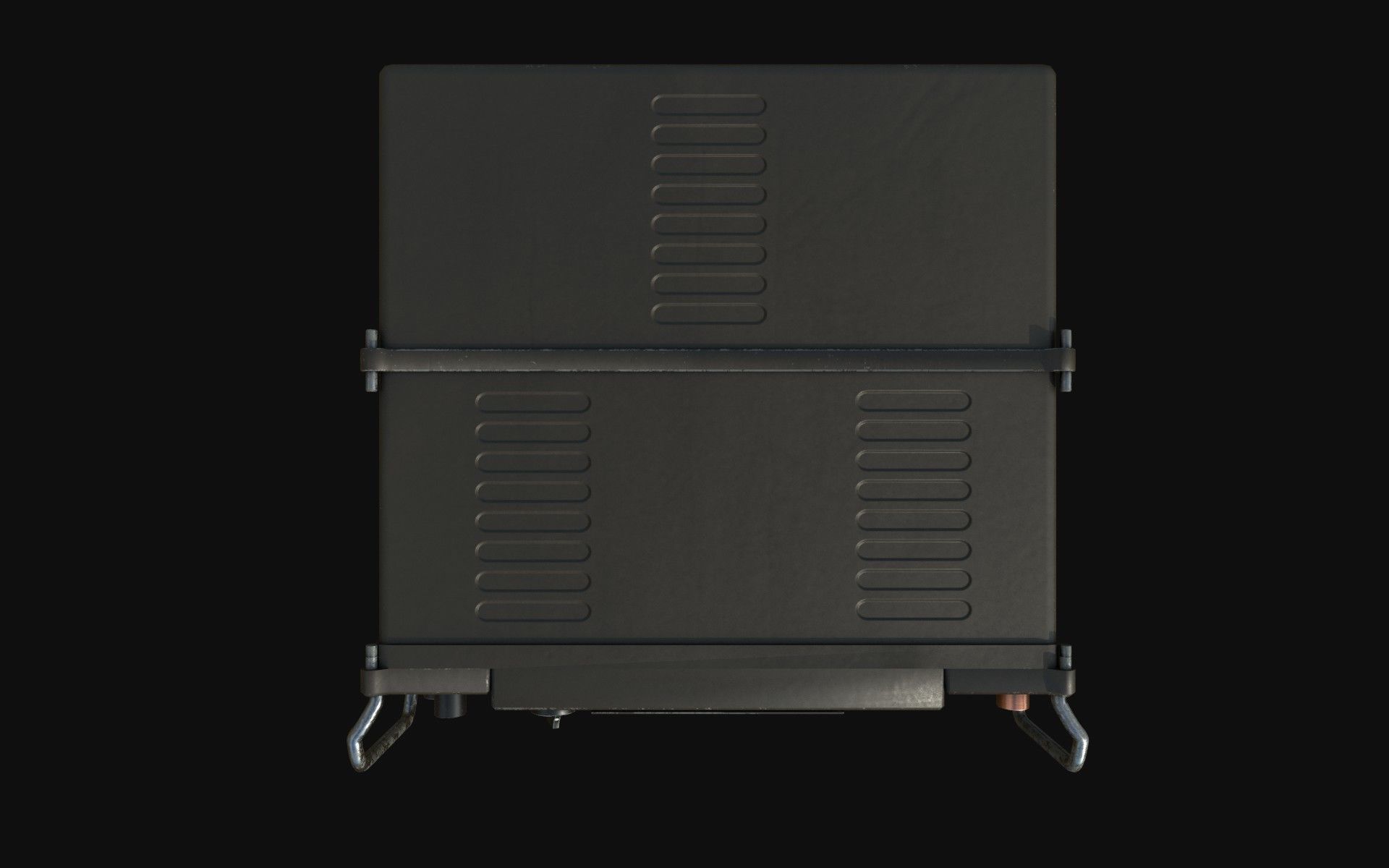 Military Radio Low-poly 3D model_2