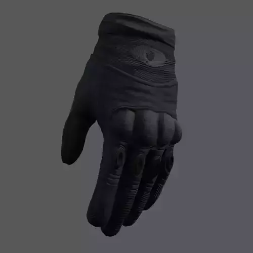 Gloves Sci-fi military fantasy combat 3d model low poly  Low-poly 3D model
