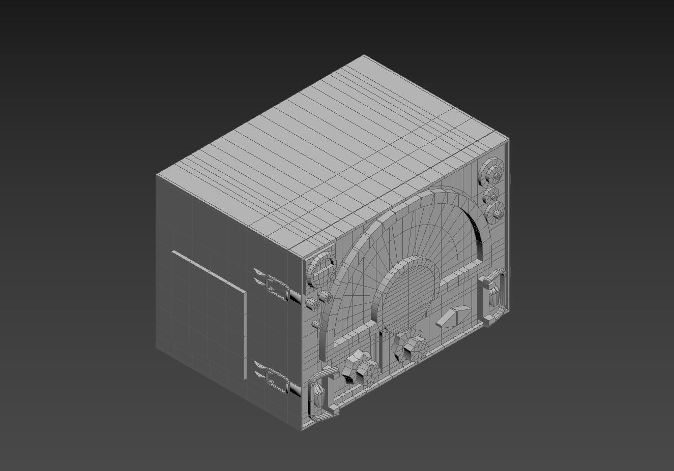 WW2 Radio Communications - UE5 ready - Low poly - 4k PBR Low-poly 3D model_5