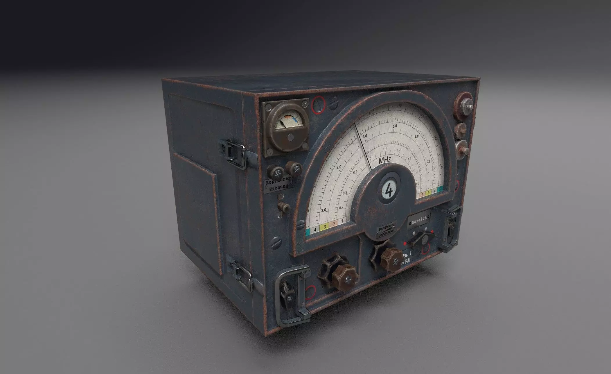 WW2 Radio Communications - UE5 ready - Low poly - 4k PBR Low-poly 3D model_0