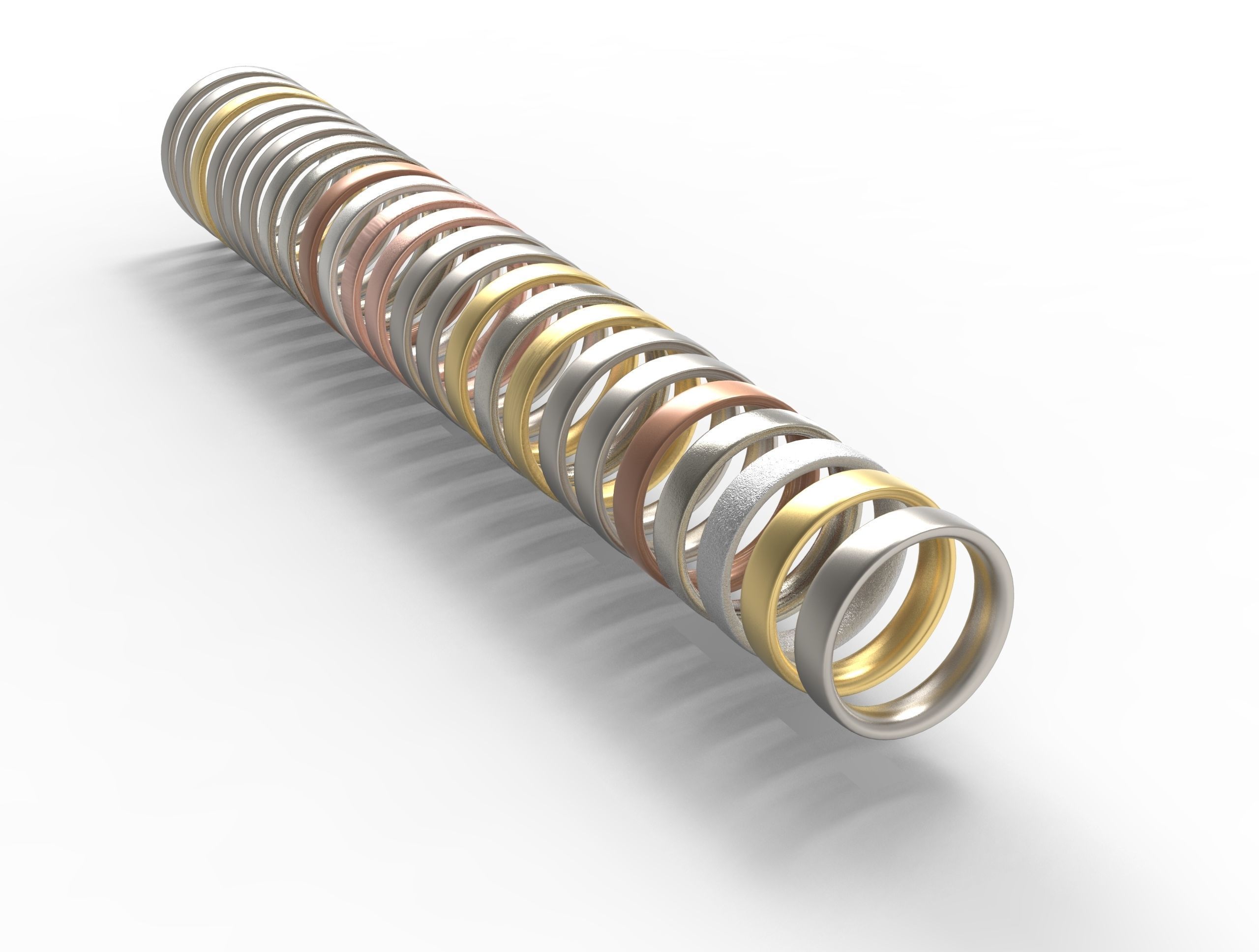 Wedding -comoda moderna - profilo piatto - tutte le misure 3D print model_6