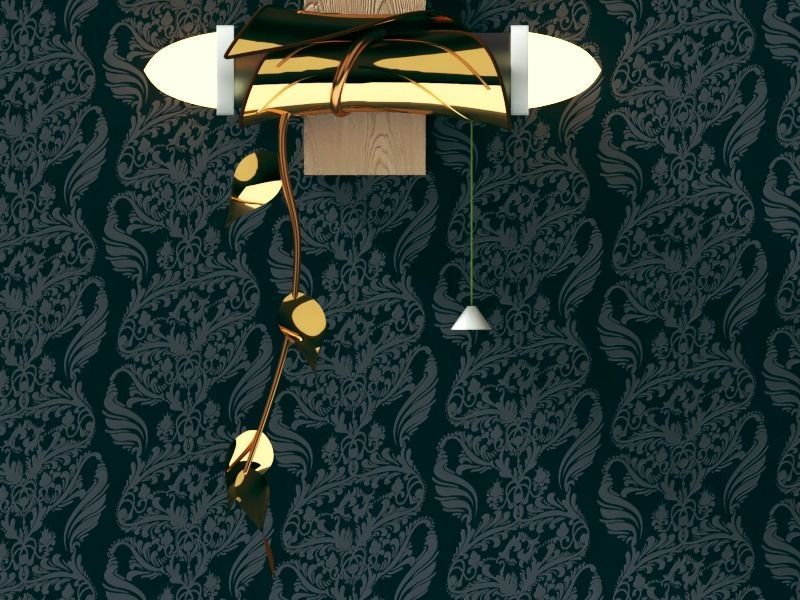 evisca leafy light 3D model_3