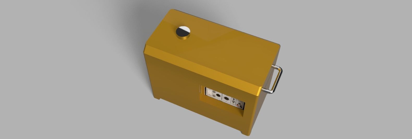 10KVA generator inverter Low-poly 3D model_6