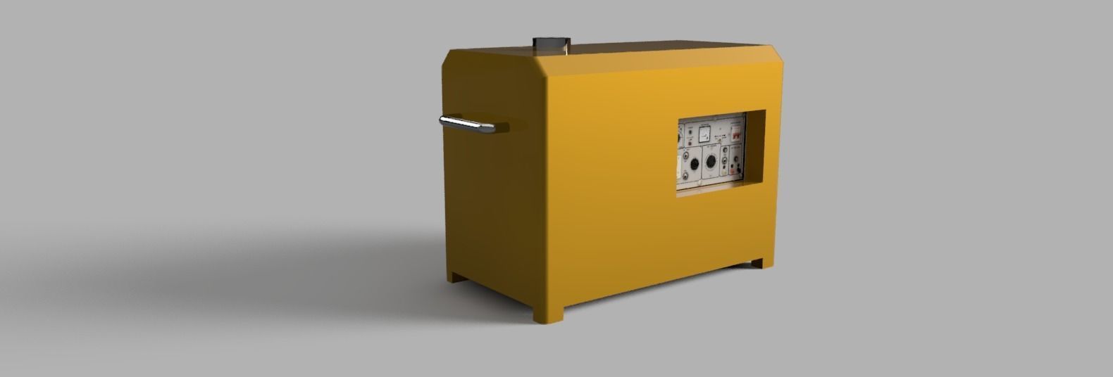 10KVA generator inverter Low-poly 3D model_4