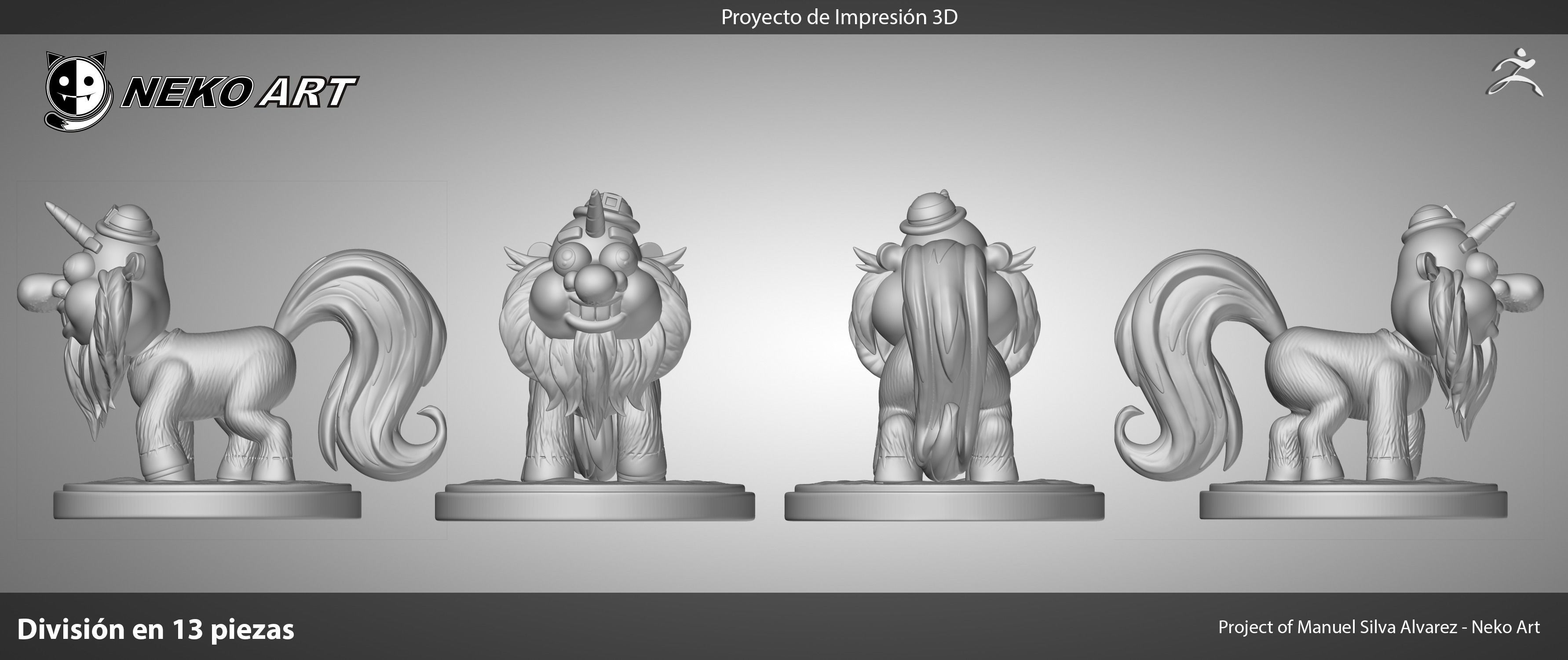 DUENDECORNIO - LEPRECORN Free 3D print model_3