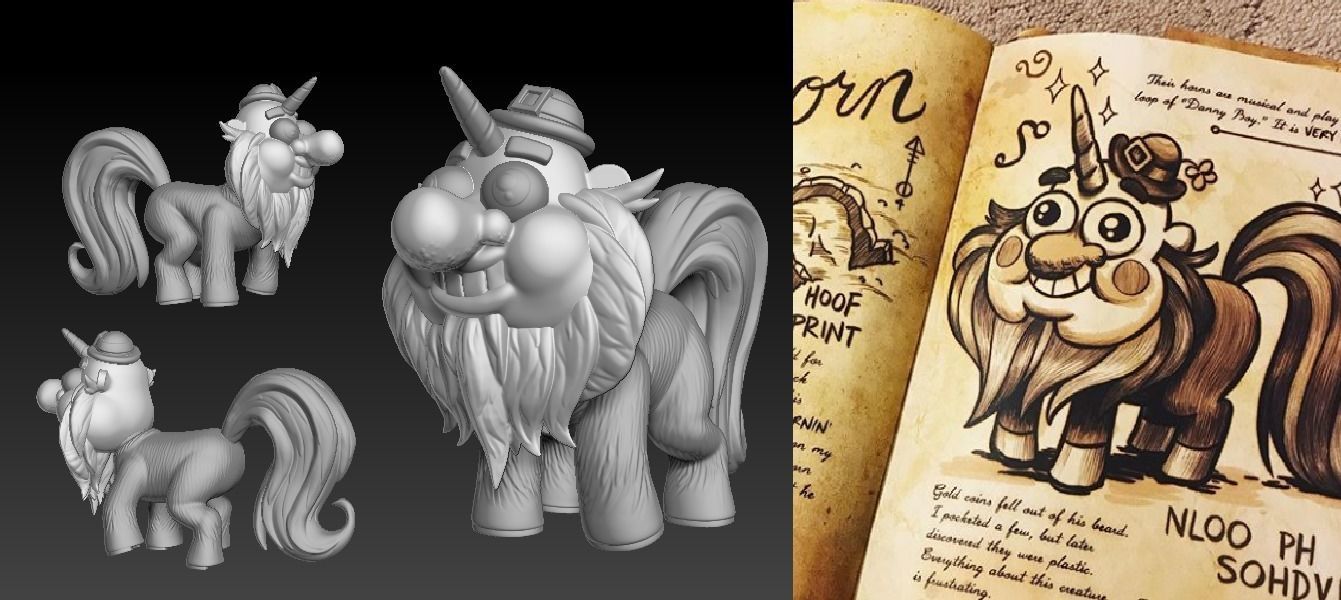 DUENDECORNIO - LEPRECORN Free 3D print model_1